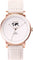 La Maison Inland Montre de 41mm avec bracelet classique supplémentaire de 20mm The June - Unisexe - Rose Gold - White - Cream Suede