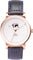 La Maison Inland Montre de 41mm avec bracelet classique supplémentaire de 20mm The June - Unisexe - Rose Gold - White - Navy Leather