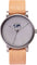 La Maison Inland Montre de 41mm avec ceinture supplémentaire de 20mm The June - Unisexe - Grey - Grey - Natural Leather