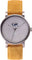La Maison Inland Montre de 41mm avec bracelet classique supplémentaire de 20mm The June - Unisexe - Grey - Grey - Mustard Suede