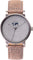 La Maison Inland Montre de 41mm avec bracelet classique supplémentaire de 20mm The June - Unisexe - Grey - Grey - Rustic Grey Leather