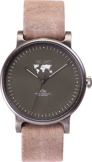 La Maison Inland Montre de 41mm avec ceinture supplémentaire de 20mm The June - Unisexe