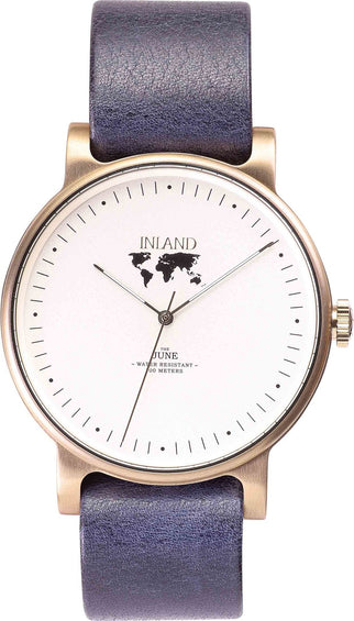 La Maison Inland Montre de 41mm avec ceinture supplémentaire de 20mm The June - Unisexe