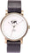 La Maison Inland Montre de 41mm avec ceinture supplémentaire de 20mm The June - Unisexe - Antique Gold - Cream - Black Leather