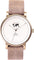 La Maison Inland Montre de 41mm avec ceinture supplémentaire de 20mm The June - Unisexe - Antique Gold - Cream - Rustic Grey Leather