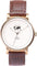 La Maison Inland Montre de 41mm avec bracelet classique supplémentaire de 20mm The June - Unisexe - Antique Gold - Cream - Brown Leather