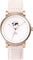 La Maison Inland Montre de 41mm avec bracelet classique supplémentaire de 20mm The June - Unisexe - Antique Gold - Cream - Cream Suede