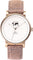 La Maison Inland Montre de 41mm avec bracelet classique supplémentaire de 20mm The June - Unisexe - Antique Gold - Cream - Rustic Grey Leather