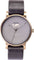 La Maison Inland Montre de 41mm avec ceinture supplémentaire de 20mm The June - Unisexe - Antique Gold - Grey - Black Leather