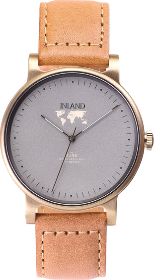 La Maison Inland Montre de 41mm avec bracelet classique supplémentaire de 20mm The June - Unisexe