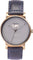La Maison Inland Montre de 41mm avec bracelet classique supplémentaire de 20mm The June - Unisexe - Antique Gold - Grey - Navy Leather