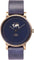 La Maison Inland Montre de 41mm avec ceinture supplémentaire de 20mm The June - Unisexe - Antique Gold - Navy - Navy Leather
