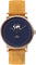 La Maison Inland Montre de 41mm avec bracelet classique supplémentaire de 20mm The June - Unisexe - Antique Gold - Navy - Mustard Suede
