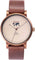La Maison Inland Montre de 41mm avec ceinture supplémentaire de 20mm The June - Unisexe - Copper - Sand - Brown Leather