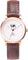 La Maison Inland Montre de 34mm avec bracelet classique supplémentaire 16mm The June Petite - Unisexe - Rose Gold - White - Brown Leather