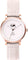 La Maison Inland Montre de 34mm avec bracelet classique supplémentaire 16mm The June Petite - Unisexe - Rose Gold - White - Cream Suede