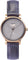 La Maison Inland Montre de 34mm avec bracelet classique supplémentaire 16mm The June Petite - Unisexe - Antique Gold - Grey - Navy Leather