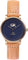 La Maison Inland Montre de 34mm avec bracelet classique supplémentaire 16mm The June Petite - Unisexe - Antique Gold - Navy - Natural Leather
