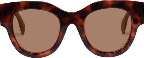 Le Specs Lunettes de soleil Float Away Cookie écaille de tortue - Unisexe