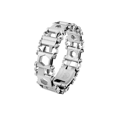 Leatherman Bracelet multi-fonction en acier inoxydable LT Tread - Peg