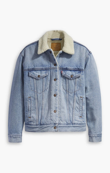 Levi's Manteau Trucker Ex-Boyfriend Sherpa - Femme