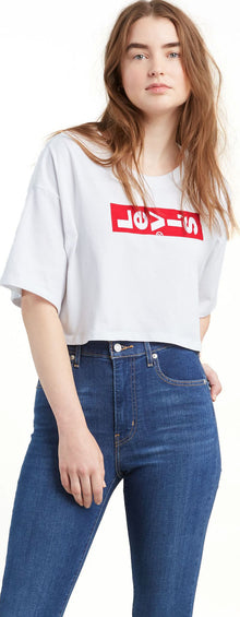 Levi's T-Shirt Graphic Crop Slacker - Femme