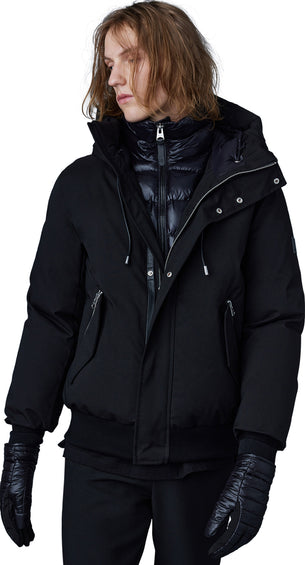 Mackage Blouson aviateur 2-en-1 en duvet avec plastron Nordic Tech Dixon - Homme