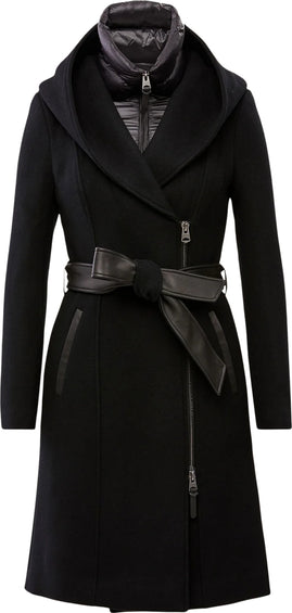 Mackage Manteau en laine double face 2-en-1 avec col signature Shia - Femme
