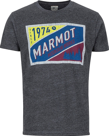 Marmot T-shirt à manches courtes Mountain Tab Homme