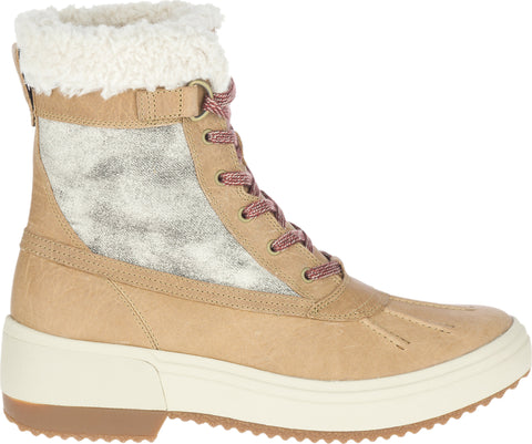 Merrell Bottes mi-haute en dentelle polaires imperméables Haven - Femme