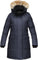 Nobis Parka en duvet Merideth - Femme - Crosshatch Navy