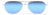 Maui Jim Lunettes de soleil Baby Beach - Monture argent - Verres polarisés Blue Hawaii - No Color