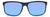 Maui Jim Lunettes de soleil polarisées rectangulaires Huelo - Dark Translucent Blue