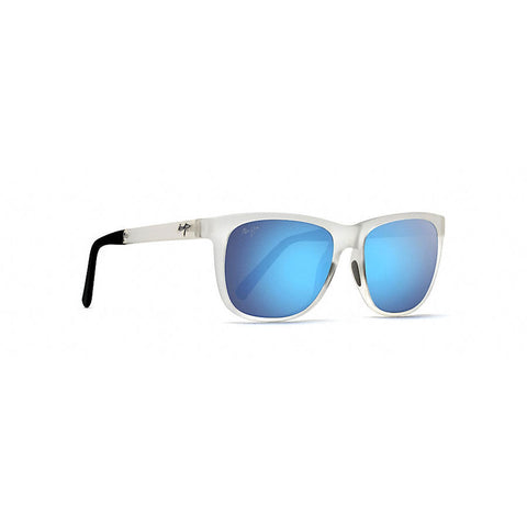Maui Jim Tail Slide - Monture Frosted Crystal - Lentille Polarisée Blue Hawaii