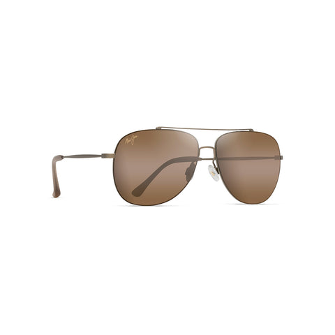 Maui Jim Lunettes de soleil polarisées aviateur Cinder Cone Unisexe