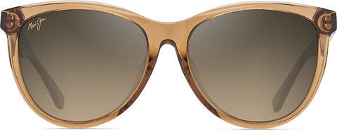 Maui Jim Lunettes de soleil polarisés œil de chat Glory Glory - Canelle Transparente - Femme
