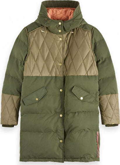 Maison Scotch Parka Mixed - Femme