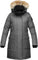 Nobis Parka en duvet Merideth - Femme - Crosshatch Steel Grey