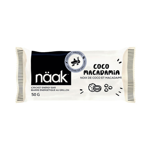 Naak Barres energétique à la poudre de grillon - Coco Macadamia - Unité (1 x 50g)