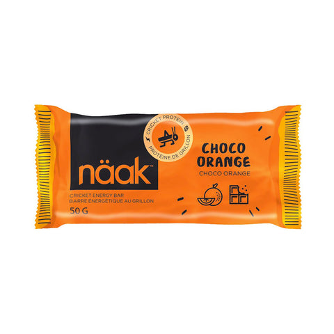 Naak Barres energétique à la poudre de grillon - Choco Orange - Unité (1 x 50g)