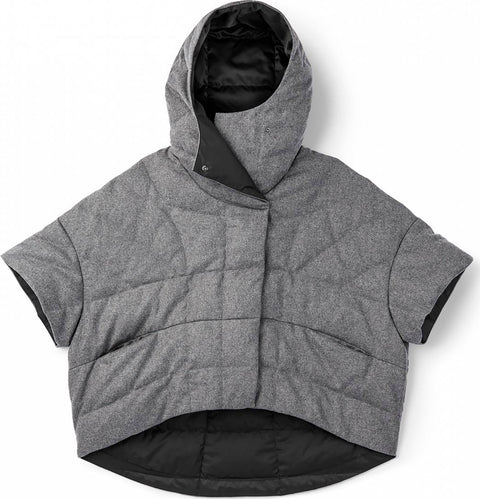 Nau Poncho en duvet et laine - Femme