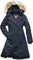 Nobis Trench Stella A-Line - Femme - Crosshatch Navy