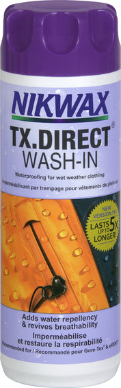 Nikwax Imperméabilisant pour vêtements de pluie TX.Direct - 300mL