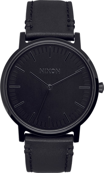 Nixon Montre en cuir Porter - Homme