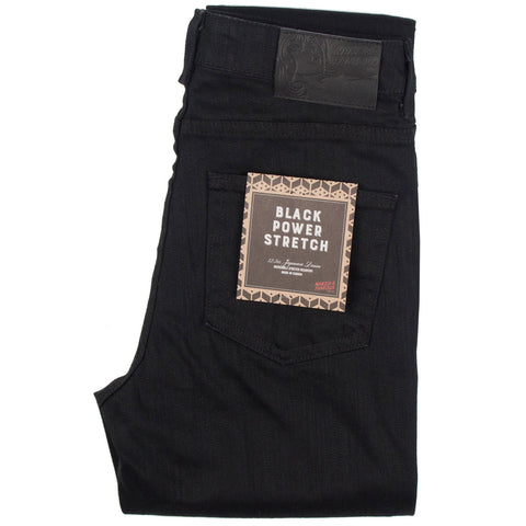 Naked & Famous Jean Crop Skinny - Black Power Stretch pour Femme