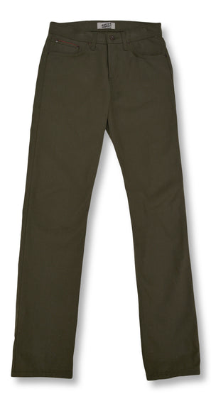 Naked & Famous Jeans Weird Guy - Army Green Duck Selvedge - Homme