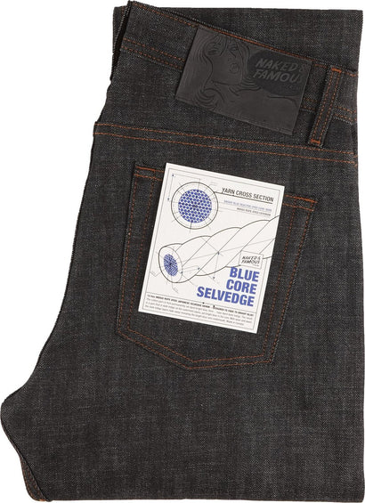 Naked & Famous Jeans Weird Guy - Blue Core Selvedge - Homme