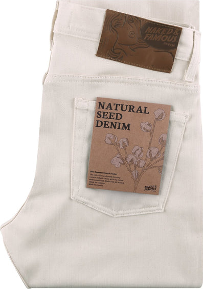 Naked & Famous Jeans Weird Guy - Natural seed Denim - Homme