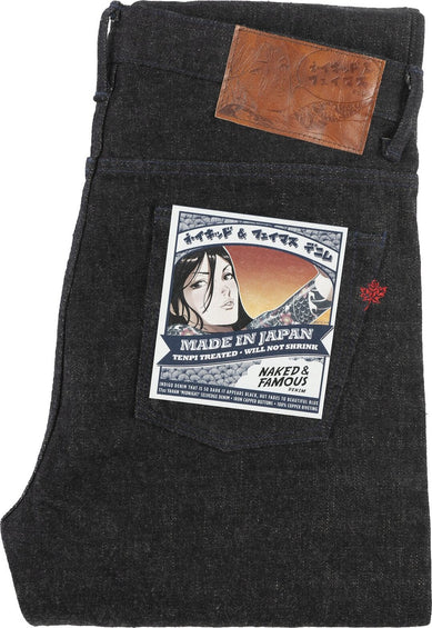 Naked & Famous Jeans Weird Guy - MIJ7 - Yahan Midnight Selvedge - Homme