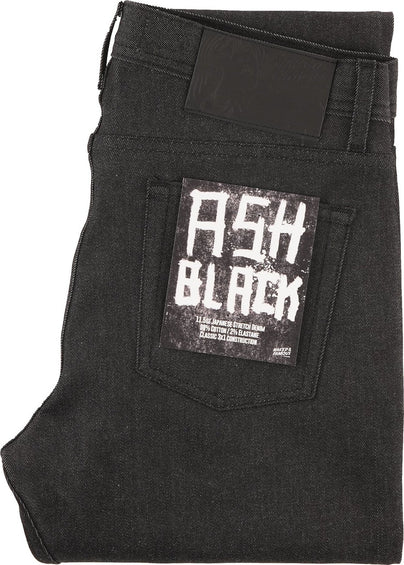 Naked & Famous Jeans extensibles Weird Guy Ash Black - Homme